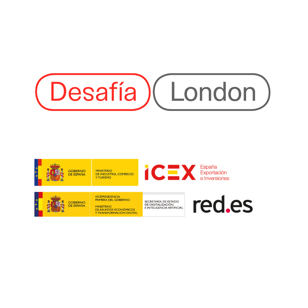 Desafía, ICEX and Red.es Logos